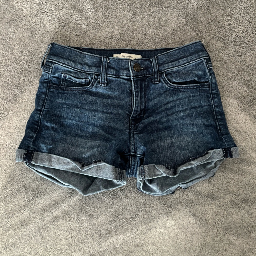 Abercrombie & Fitch Indigo Denim Shorts